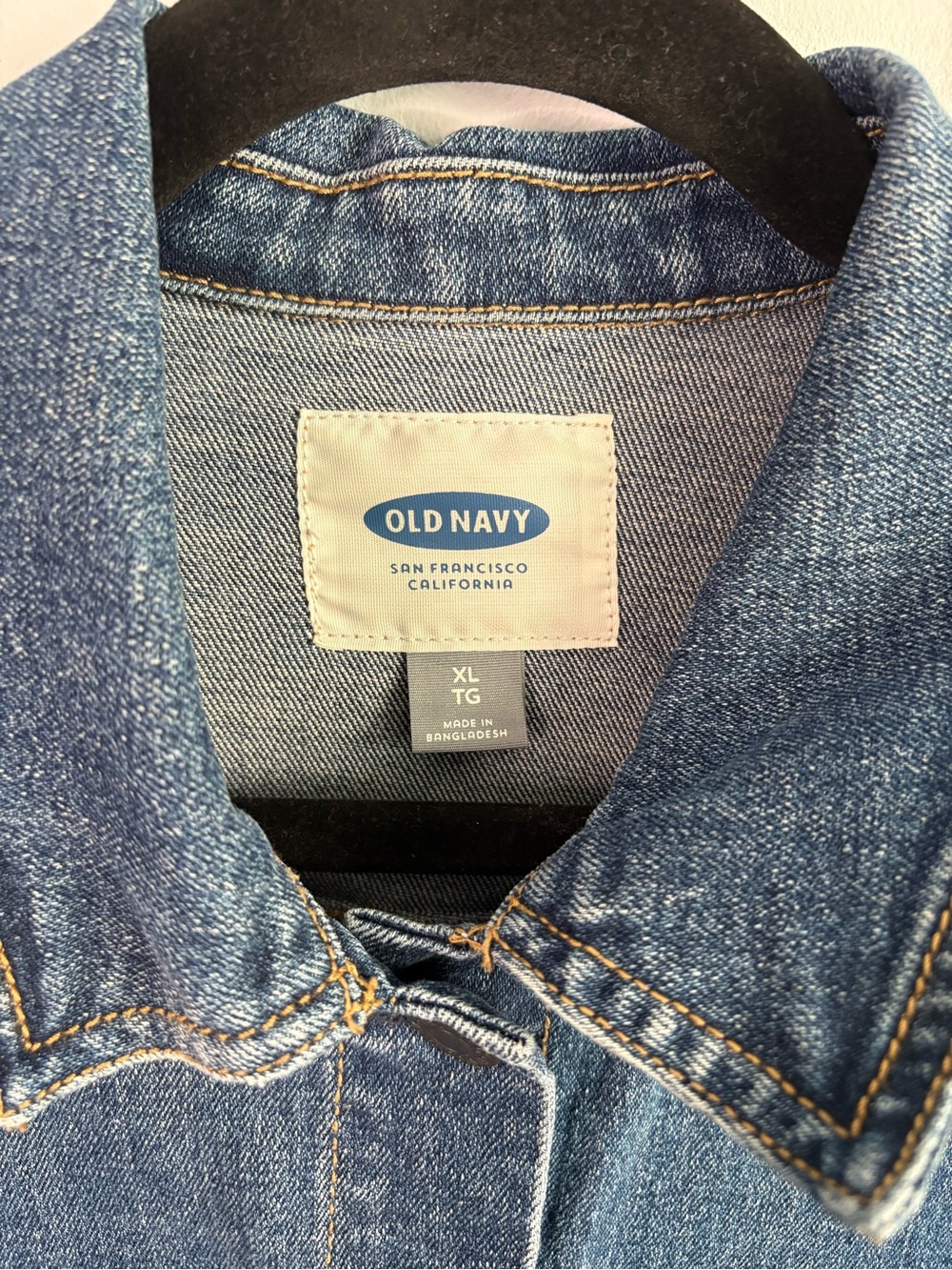 Old Navy Women's Blue Denim Jean Jacket - Picture 2 of 4